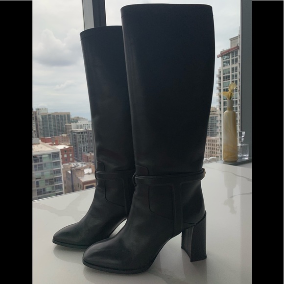 New with Tags Dior Signature Leather Boots - Picture 1 of 7